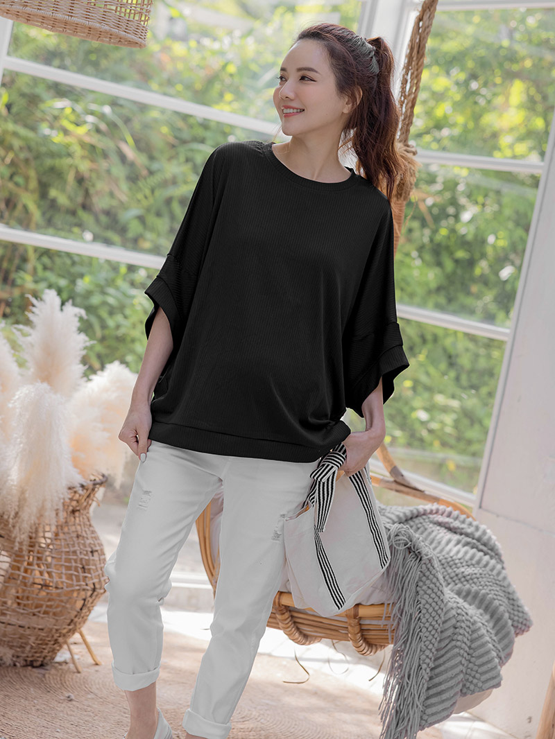 棠棠媽咪孕婦裝,涼感,坑條,夏季推薦,新手媽咪,懷孕穿搭