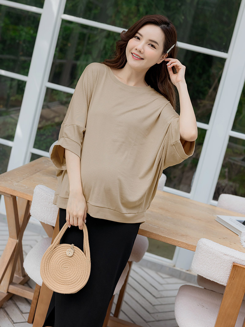 棠棠媽咪孕婦裝,涼感,坑條,夏季推薦,新手媽咪,懷孕穿搭