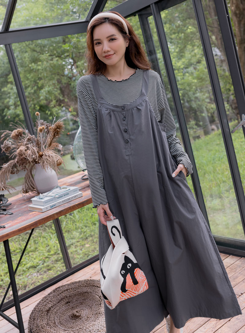 棠棠媽咪孕婦裝,韓國空運,捲邊,舒適,棉