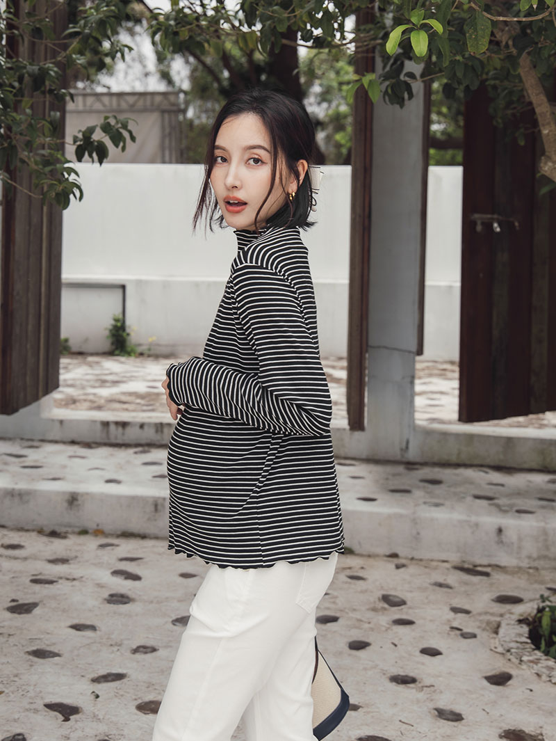棠棠媽咪孕婦裝,內搭衣,捲邊,懷孕推薦,孕婦裝哪裡買