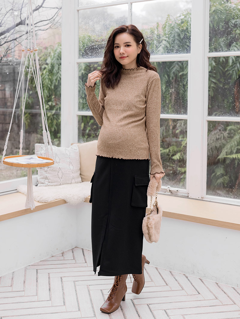 棠棠媽咪孕婦裝,捲邊,針織,保暖,哺乳衣,懷孕推薦,孕婦裝哪裡買