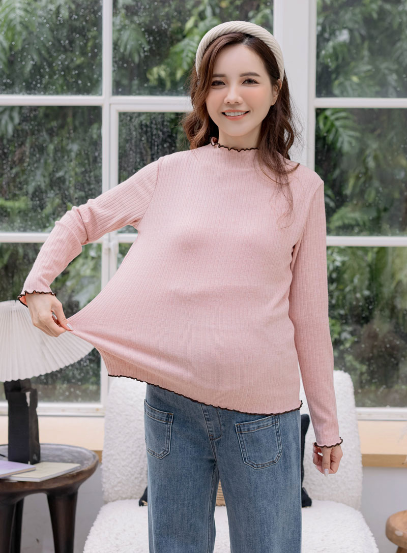 棠棠媽咪孕婦裝,捲邊,針織,保暖,哺乳衣,懷孕推薦,孕婦裝哪裡買