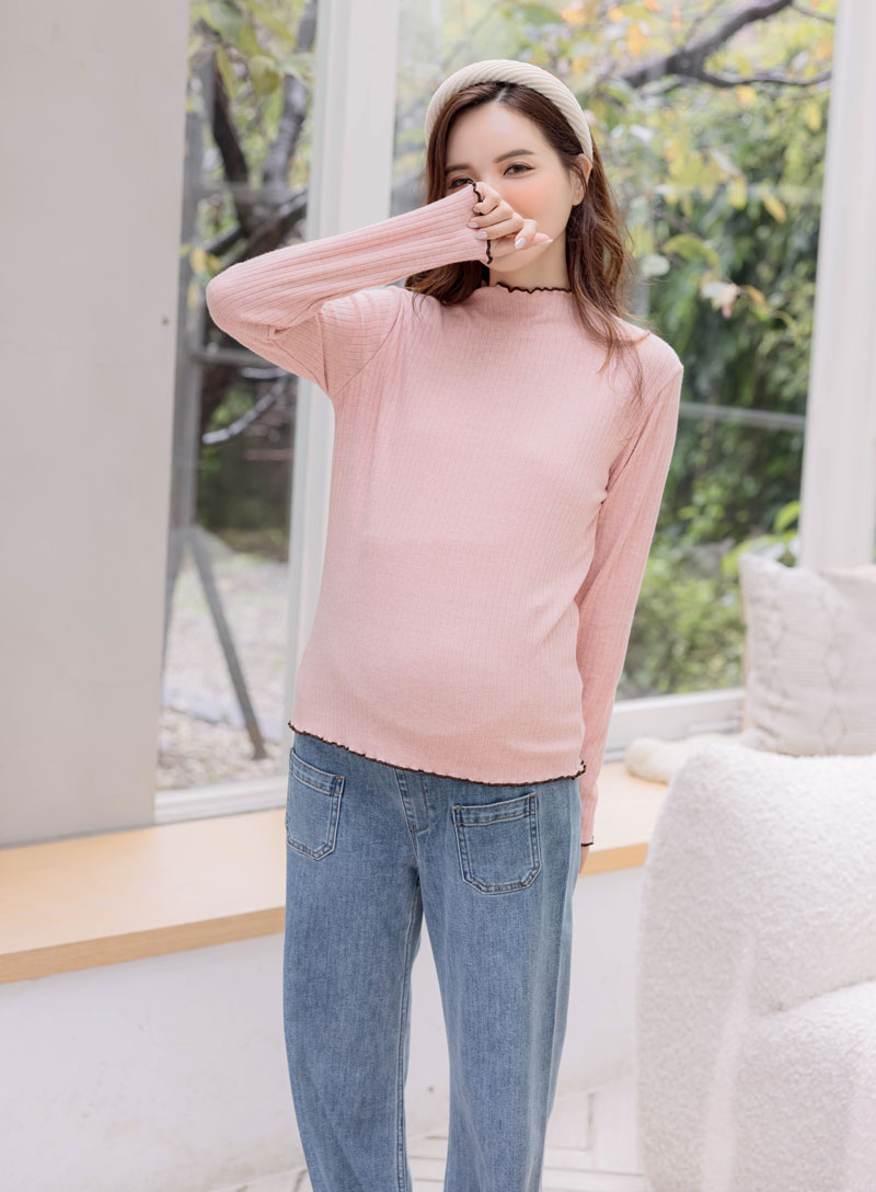 棠棠媽咪孕婦裝,捲邊,針織,保暖,哺乳衣,懷孕推薦,孕婦裝哪裡買