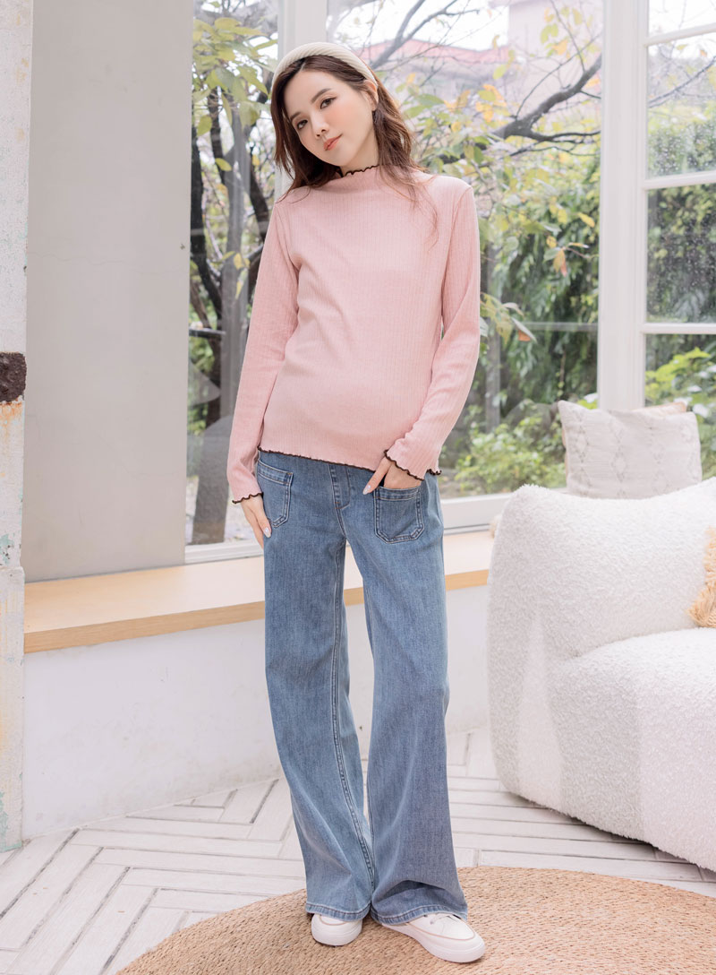 棠棠媽咪孕婦裝,捲邊,針織,保暖,哺乳衣,懷孕推薦,孕婦裝哪裡買