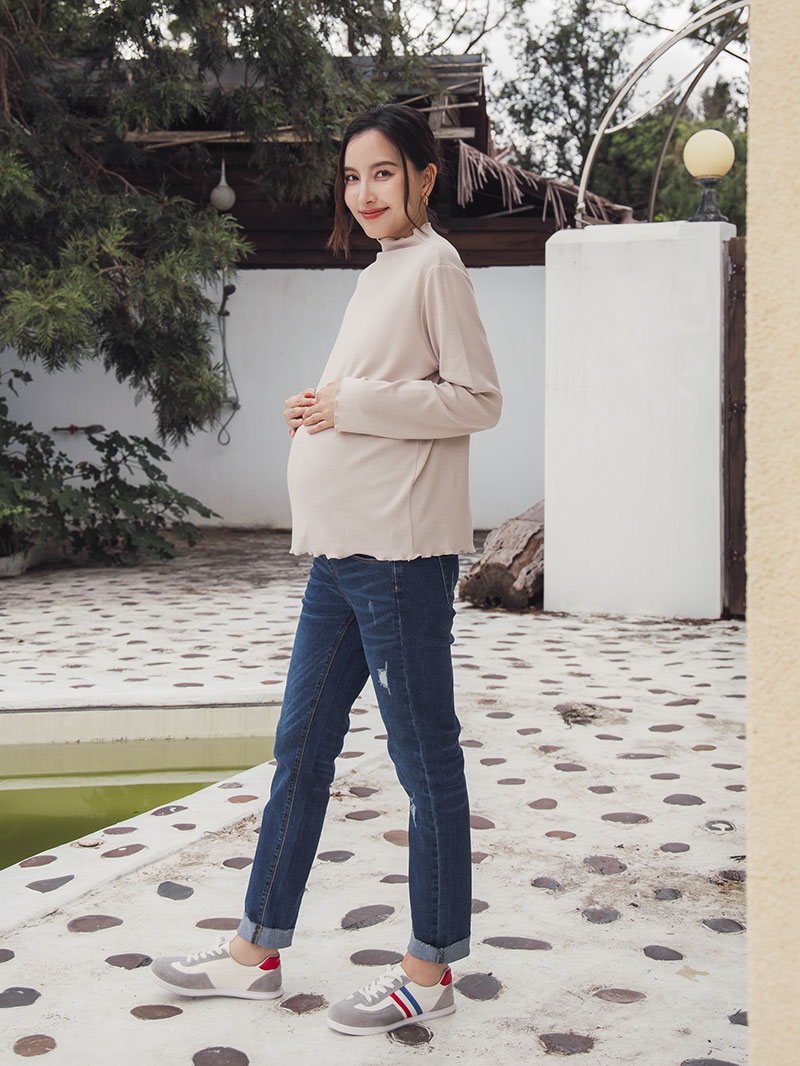 棠棠媽咪孕婦裝,內搭衣,捲邊,懷孕推薦,孕婦裝哪裡買