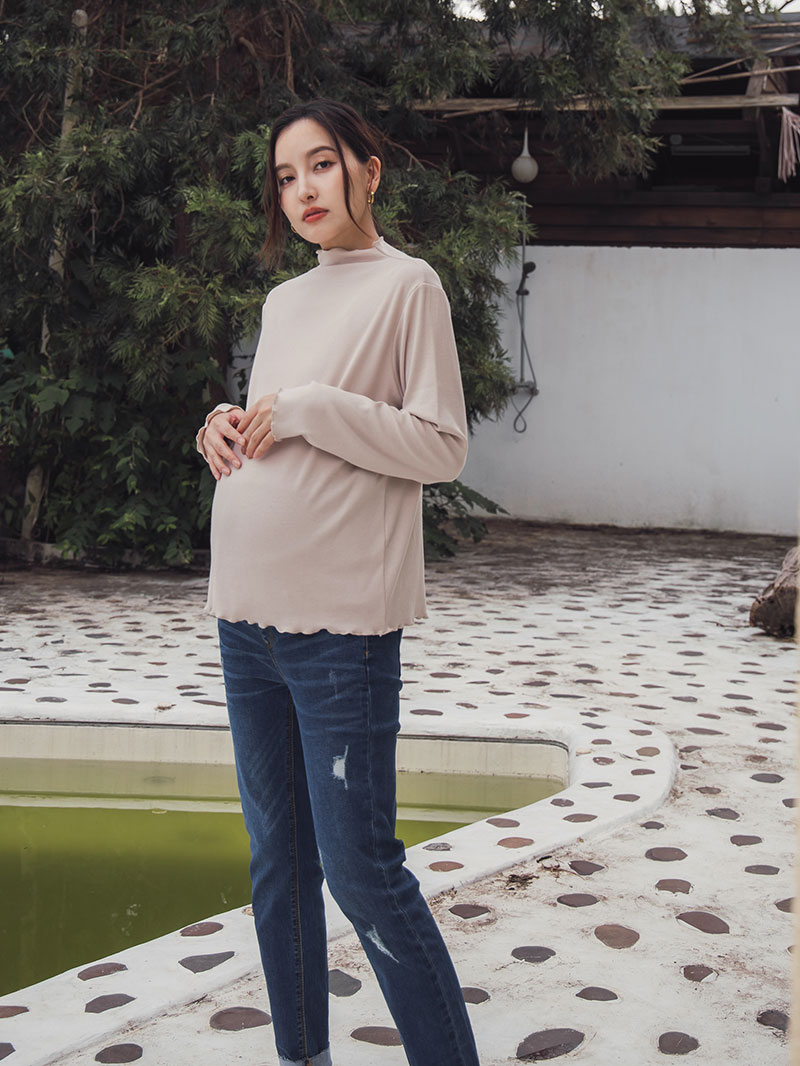 棠棠媽咪孕婦裝,內搭衣,捲邊,懷孕推薦,孕婦裝哪裡買