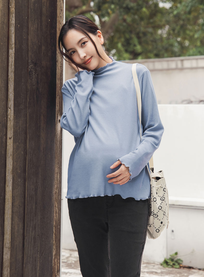 棠棠媽咪孕婦裝,內搭衣,捲邊,懷孕推薦,孕婦裝哪裡買