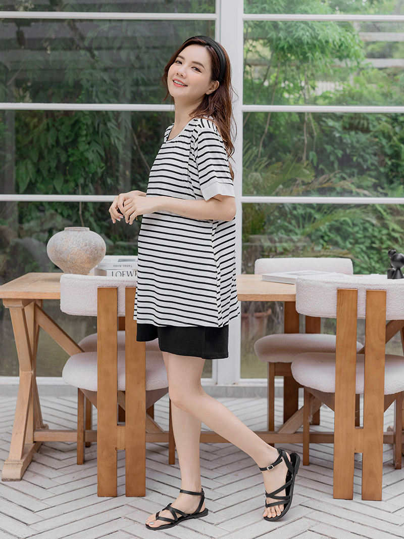 棠棠媽咪孕婦裝,居家服,涼感,牛奶絲,百搭推薦,孕婦首選,現貨供應