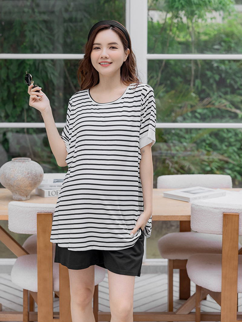 棠棠媽咪孕婦裝,居家服,涼感,牛奶絲,百搭推薦,孕婦首選,現貨供應