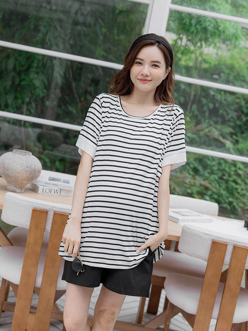 棠棠媽咪孕婦裝,居家服,涼感,牛奶絲,百搭推薦,孕婦首選,現貨供應