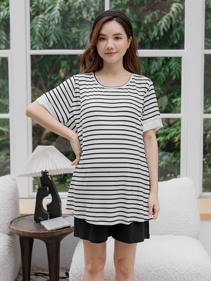 棠棠媽咪孕婦裝,居家服,涼感,牛奶絲,百搭推薦,孕婦首選,現貨供應