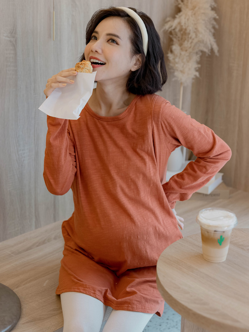 棠棠媽咪孕婦裝,韓國空運,哺乳裝,雙側掀