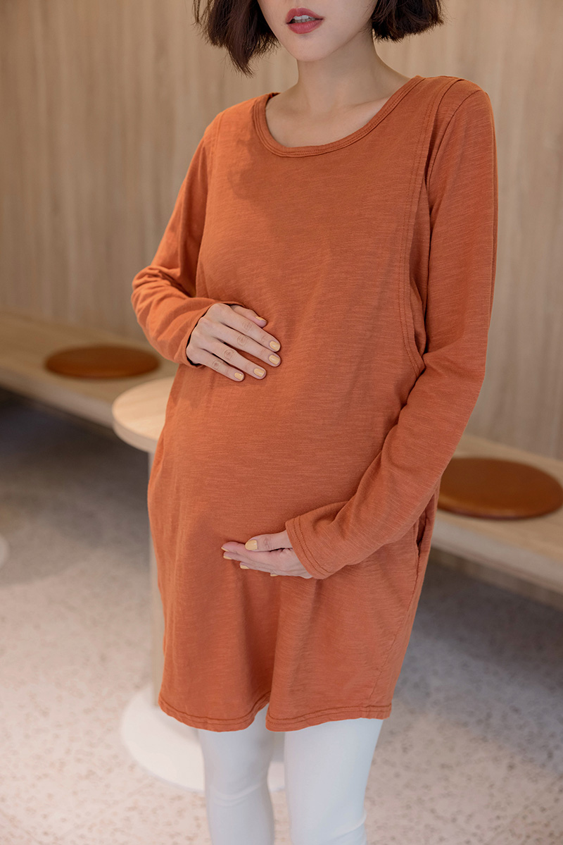 棠棠媽咪孕婦裝,韓國空運,哺乳裝,雙側掀