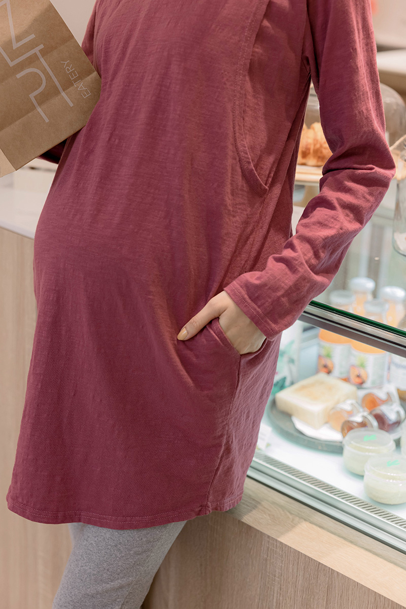 棠棠媽咪孕婦裝,韓國空運,哺乳裝,雙側掀