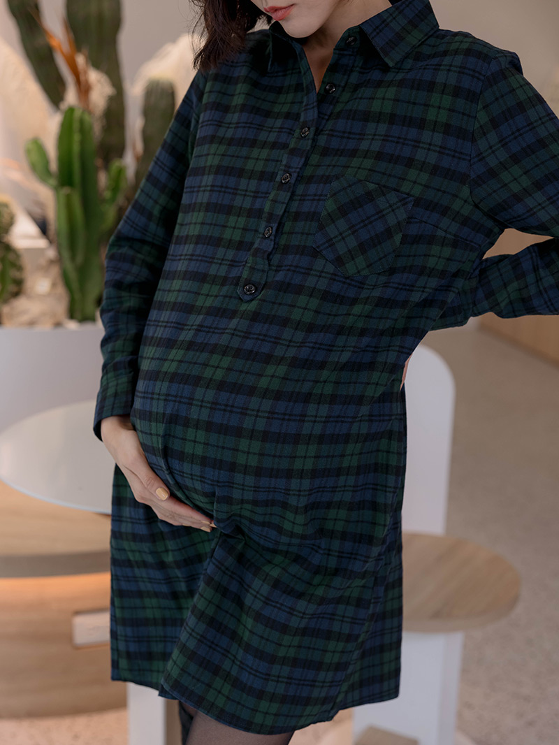 棠棠媽咪孕婦裝,時尚孕婦裝,哺乳洋裝,孕婦穿搭,格紋,懷孕推薦,孕婦裝哪裡買