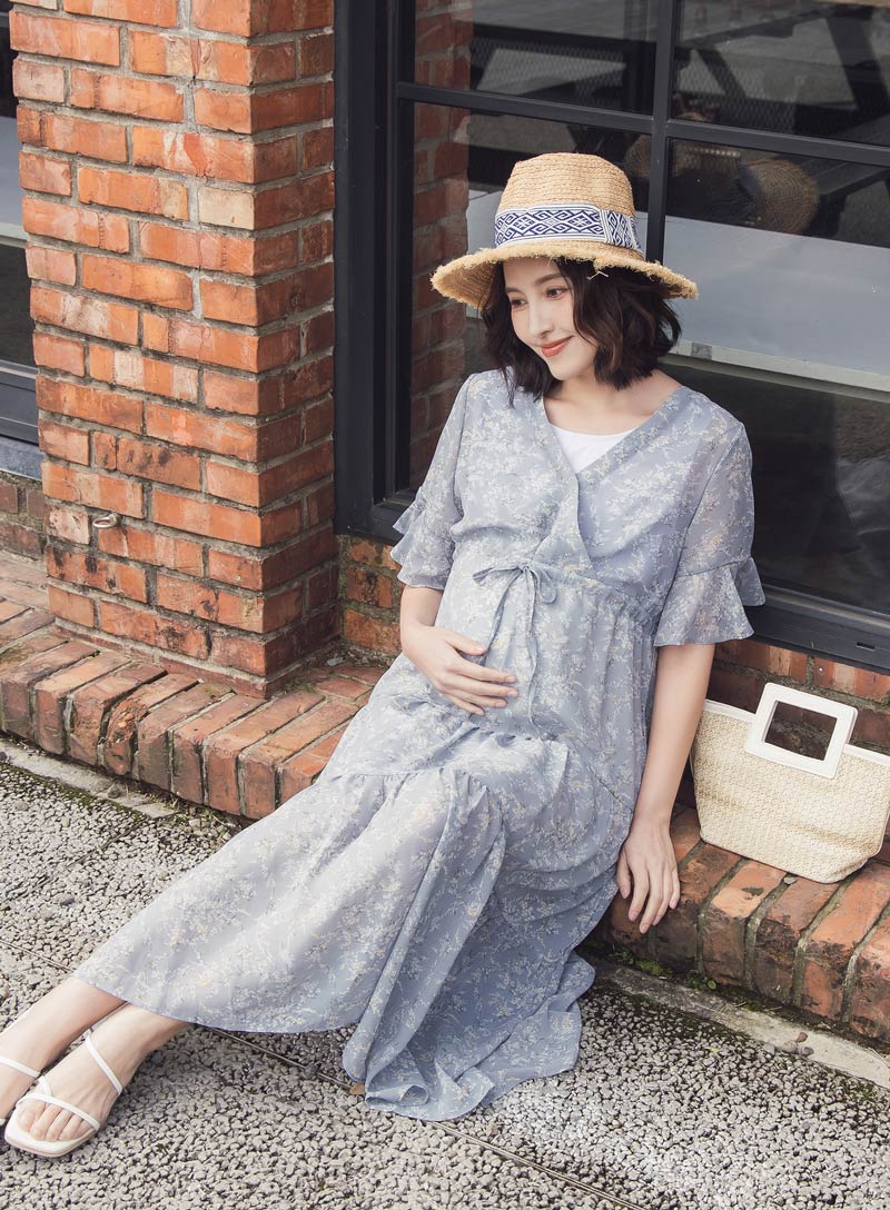 棠棠媽咪孕婦裝,春夏,孕婦洋裝,加大尺碼,懷孕穿搭