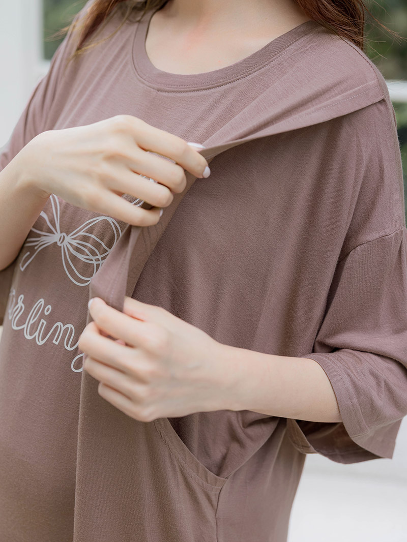 棠棠媽咪孕婦裝,哺乳,洋裝,莫戴爾棉,夏季推薦