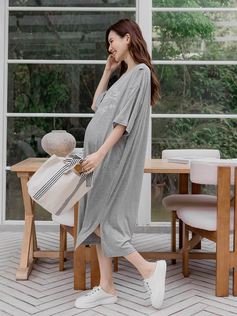 棠棠媽咪孕婦裝,哺乳,洋裝,莫戴爾棉,夏季推薦