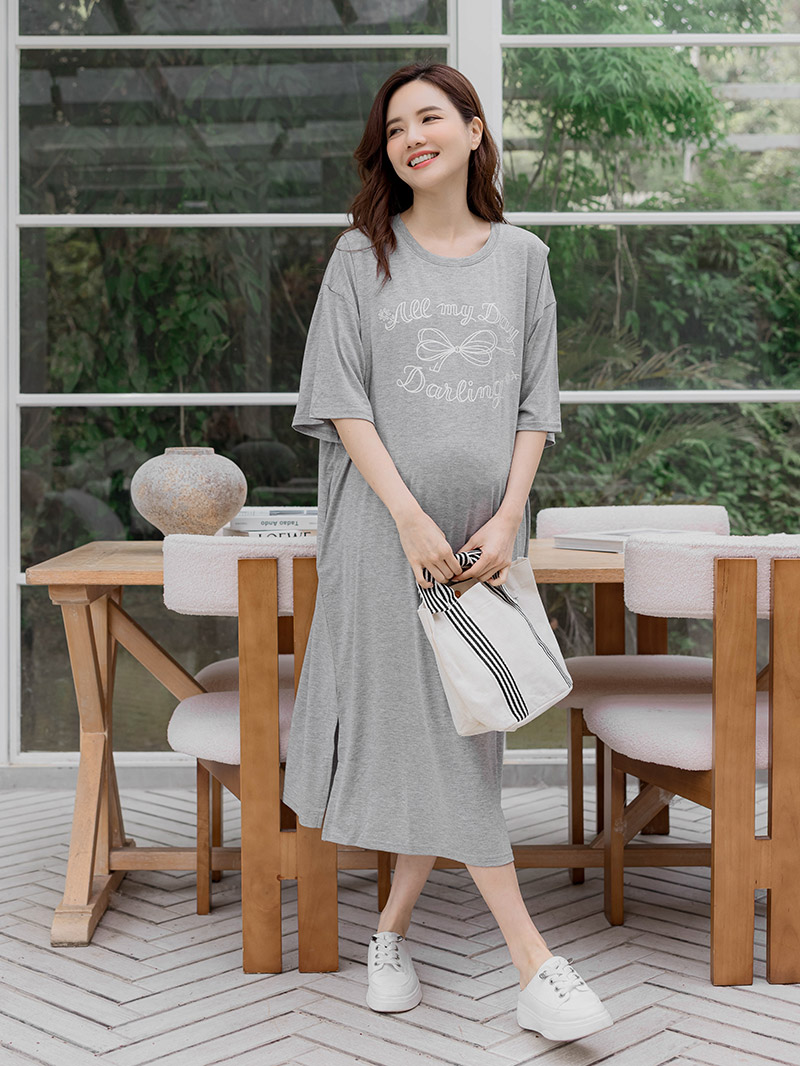 棠棠媽咪孕婦裝,哺乳,洋裝,莫戴爾棉,夏季推薦