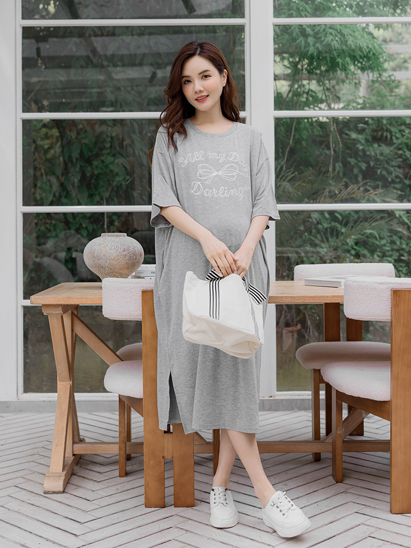棠棠媽咪孕婦裝,哺乳,洋裝,莫戴爾棉,夏季推薦