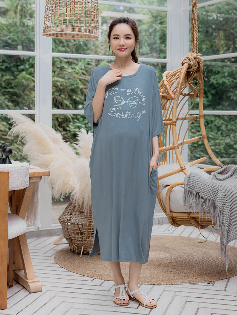 棠棠媽咪孕婦裝,哺乳,洋裝,莫戴爾棉,夏季推薦