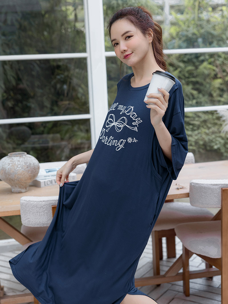 棠棠媽咪孕婦裝,哺乳,洋裝,莫戴爾棉,夏季推薦