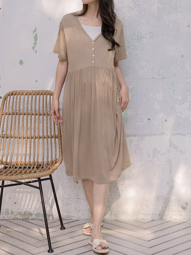 棠棠媽咪孕婦裝,哺乳洋裝,月子服,哺乳