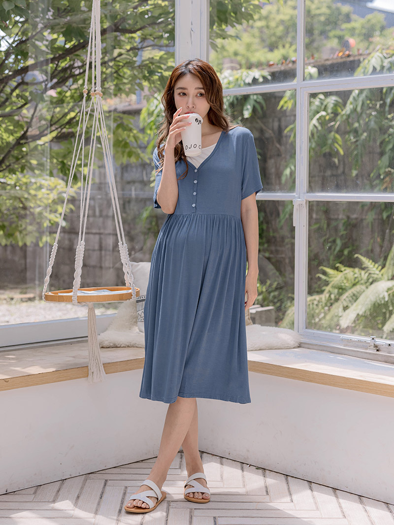 棠棠媽咪孕婦裝,哺乳洋裝,月子服,哺乳