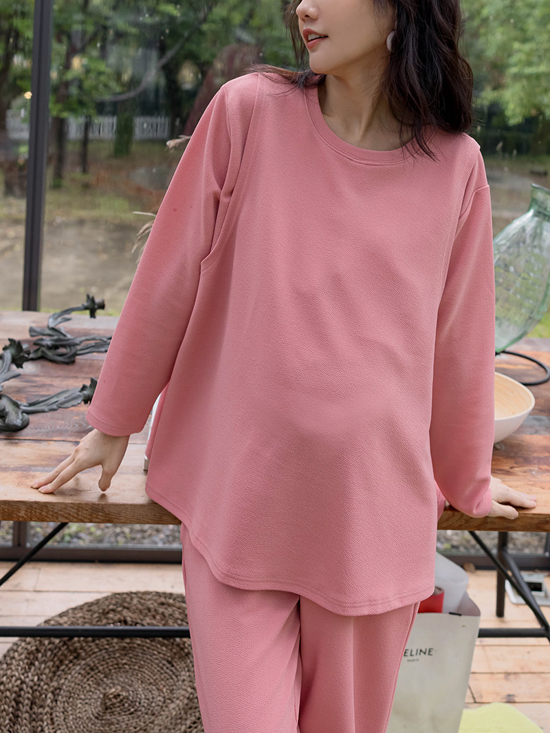 棠棠媽咪孕婦裝,哺乳,套款,斜紋布,側掀式