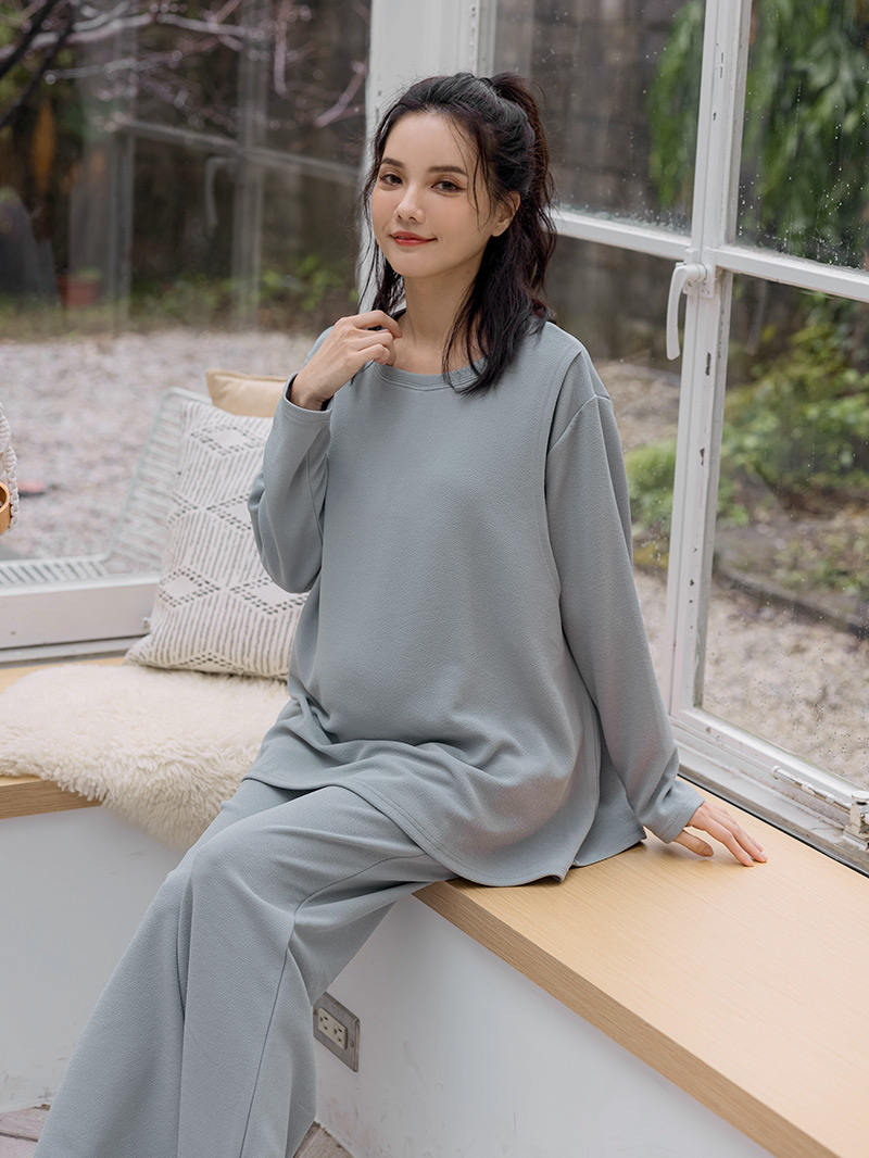 棠棠媽咪孕婦裝,哺乳,套款,斜紋布,側掀式