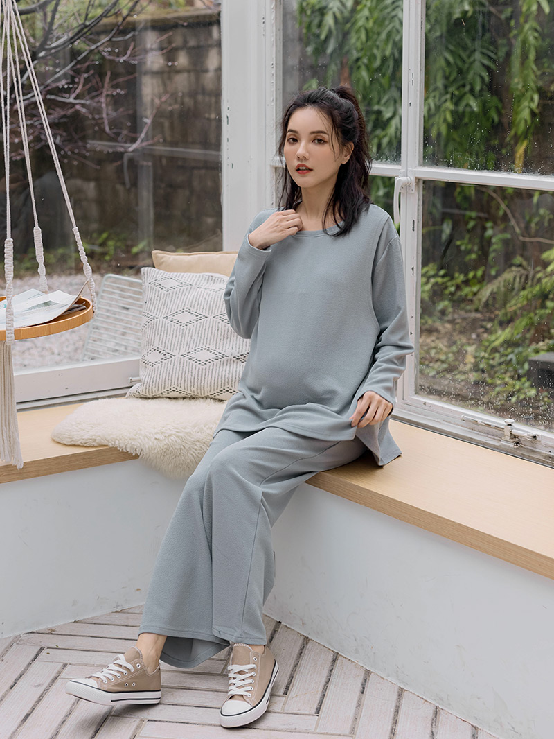 棠棠媽咪孕婦裝,哺乳,套款,斜紋布,側掀式