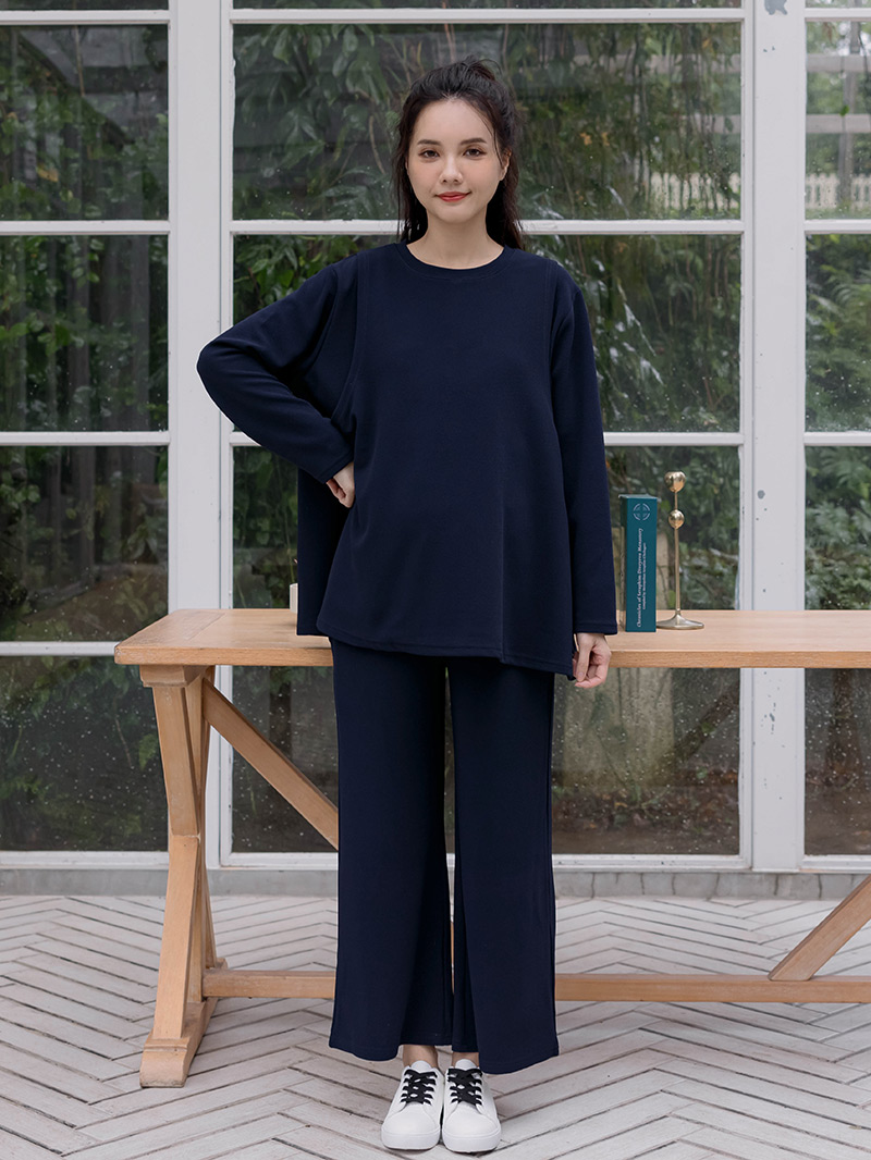 棠棠媽咪孕婦裝,哺乳,套款,斜紋布,側掀式