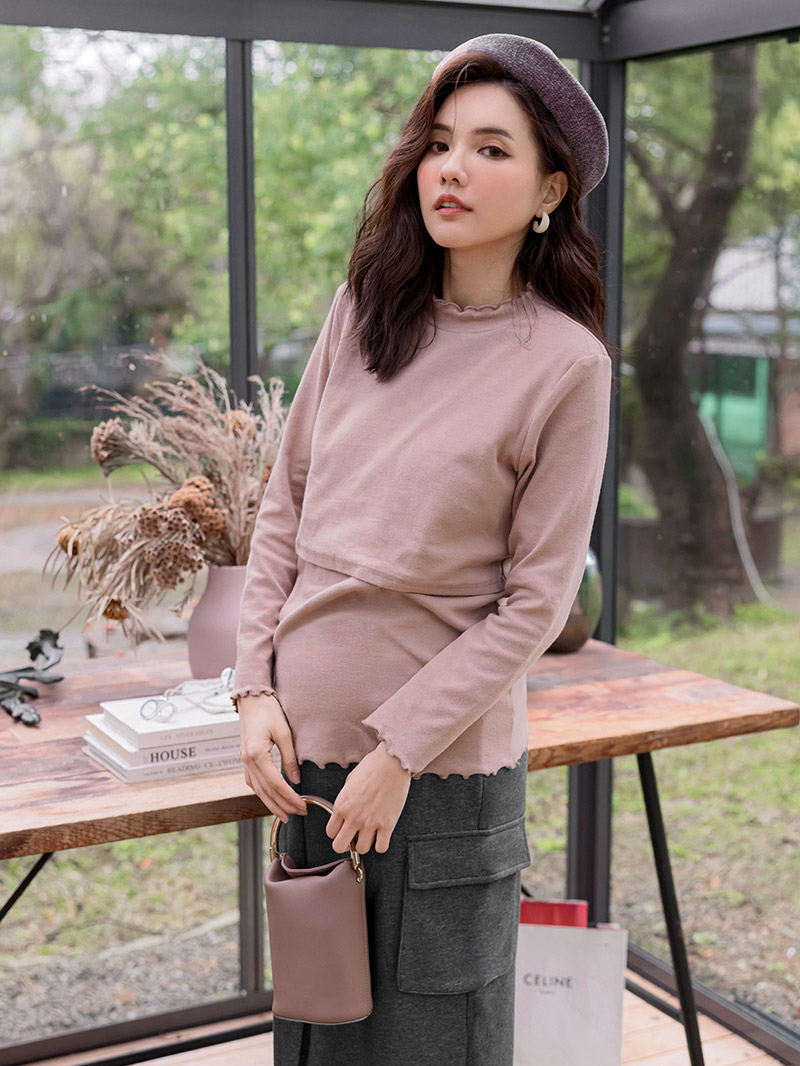 棠棠媽咪孕婦裝,捲邊,外磨毛,保暖,哺乳衣,懷孕推薦,孕婦裝哪裡買