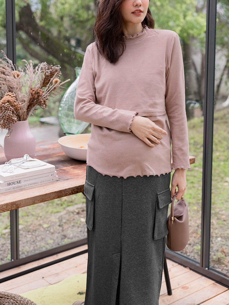 棠棠媽咪孕婦裝,捲邊,外磨毛,保暖,哺乳衣,懷孕推薦,孕婦裝哪裡買